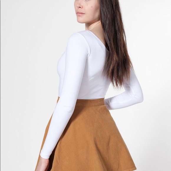 American Apparel corduroy circle skirt camel - Picture 6 of 6
